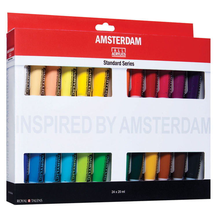 Amsterdam standard series acrylverf algemene selectie set | 24 × 20 ml