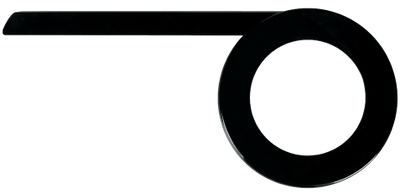 Herrmans kettingscherm slyde 42-44t open - mat zwart