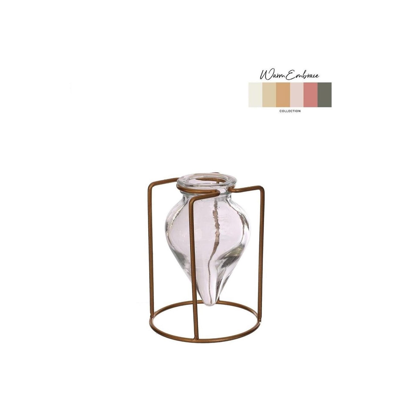 Ideas 4 seasons bloemenvaas breeze helder ø8,5xh11cm