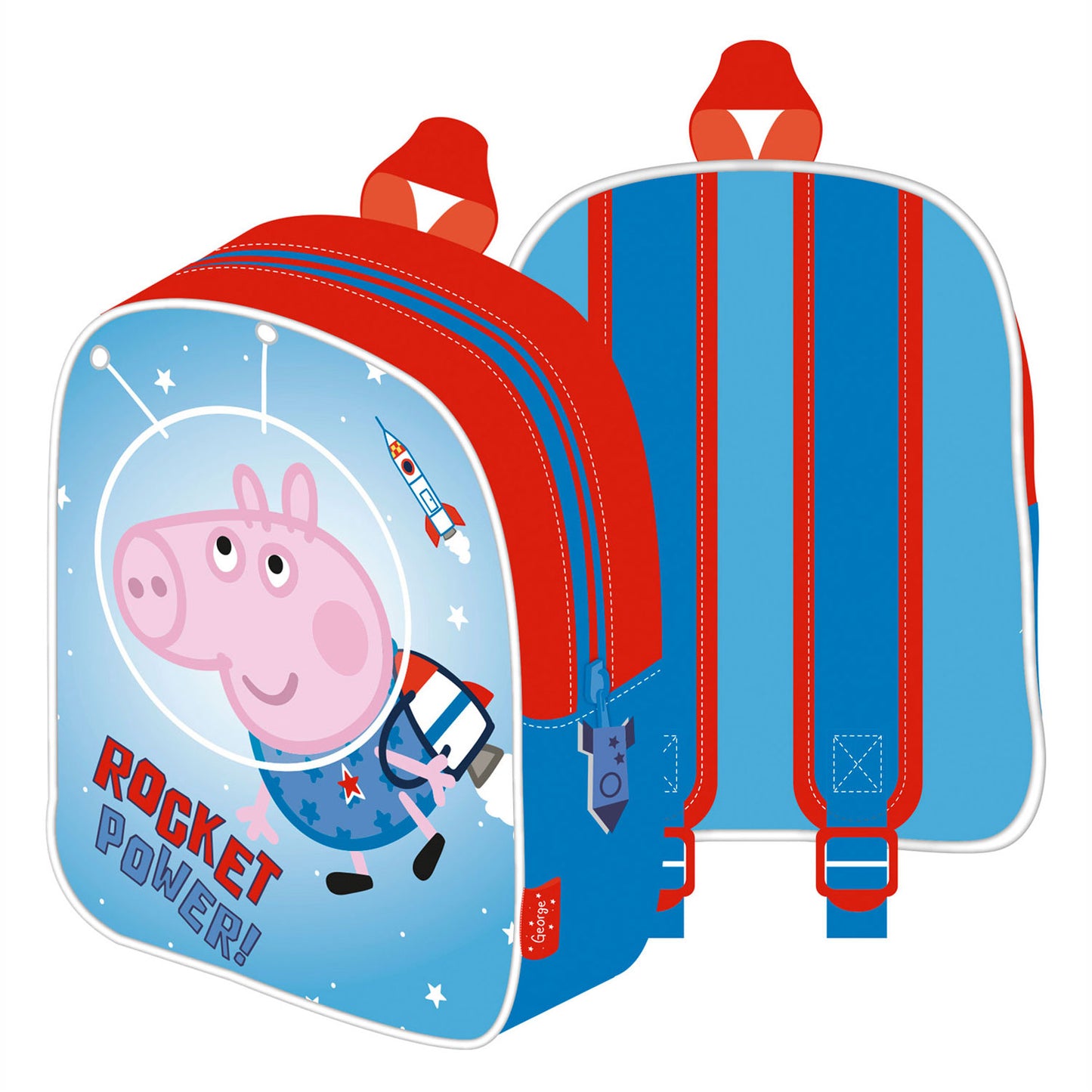 Peppa pig rugzak george ruimtevaart