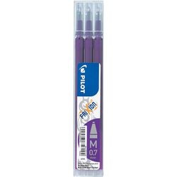 Pilot set van 3 - vulling frixion ball 0.7 - violet - medium penpunt
