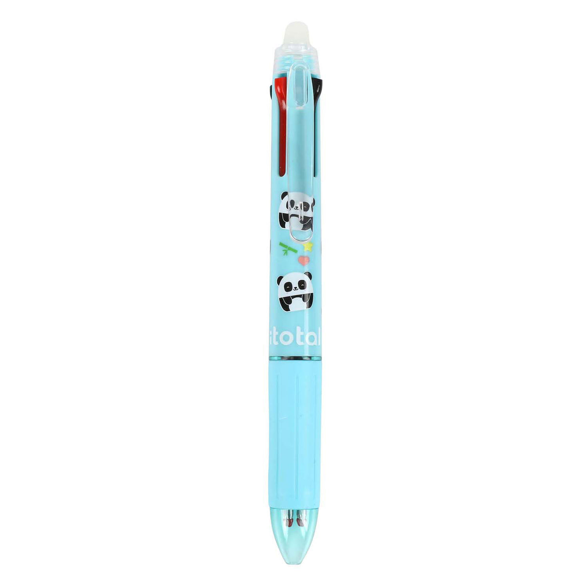 Itotal 4in1 uitwisbare meerkleurenpen panda