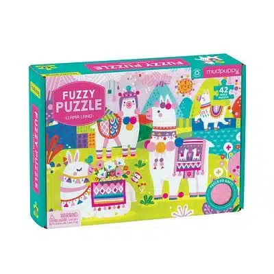 Dam mudpuppy fuzzy voel puzzel lama land - 42 stukjes