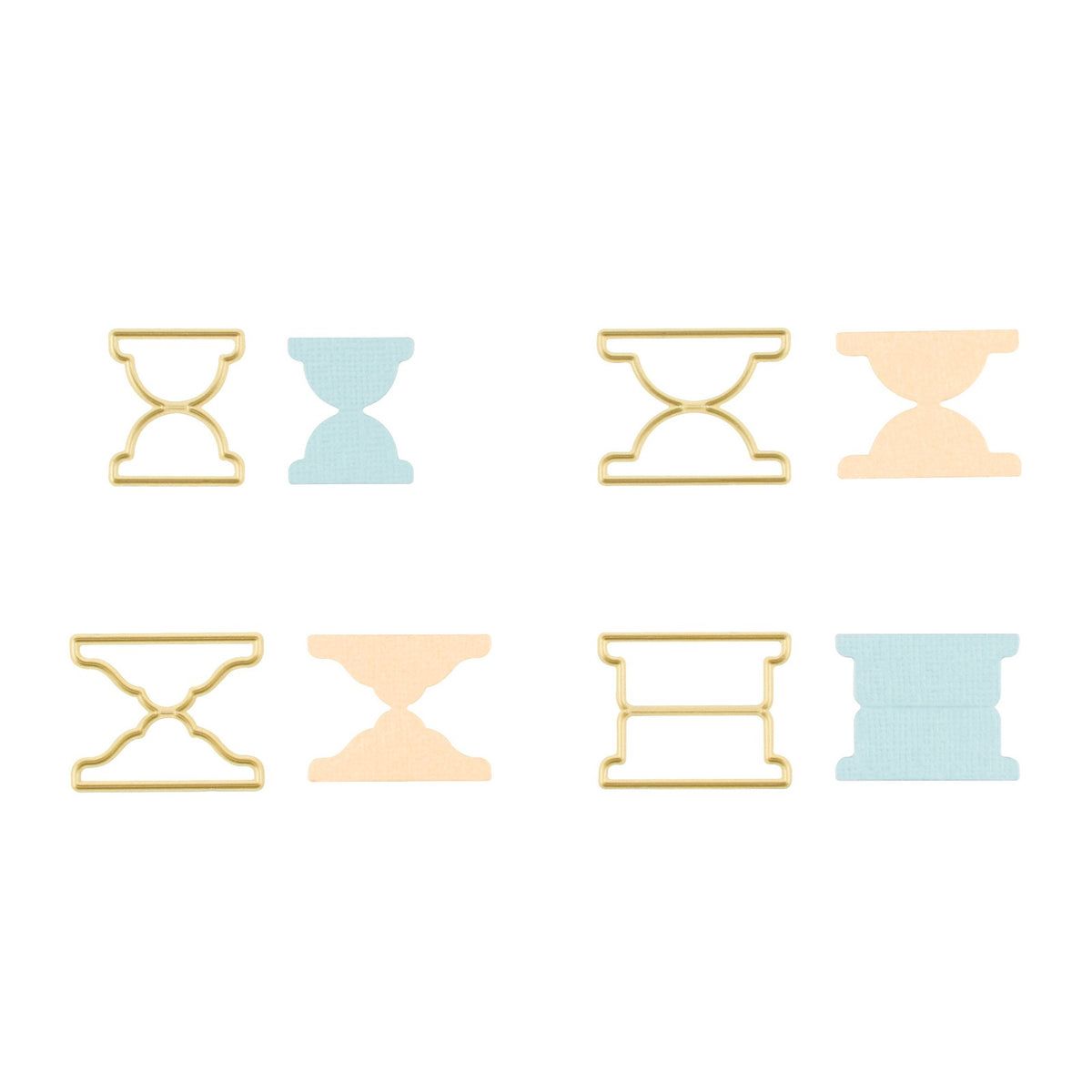 Vaessen creative • snijmallen rolodex tabs 4st.