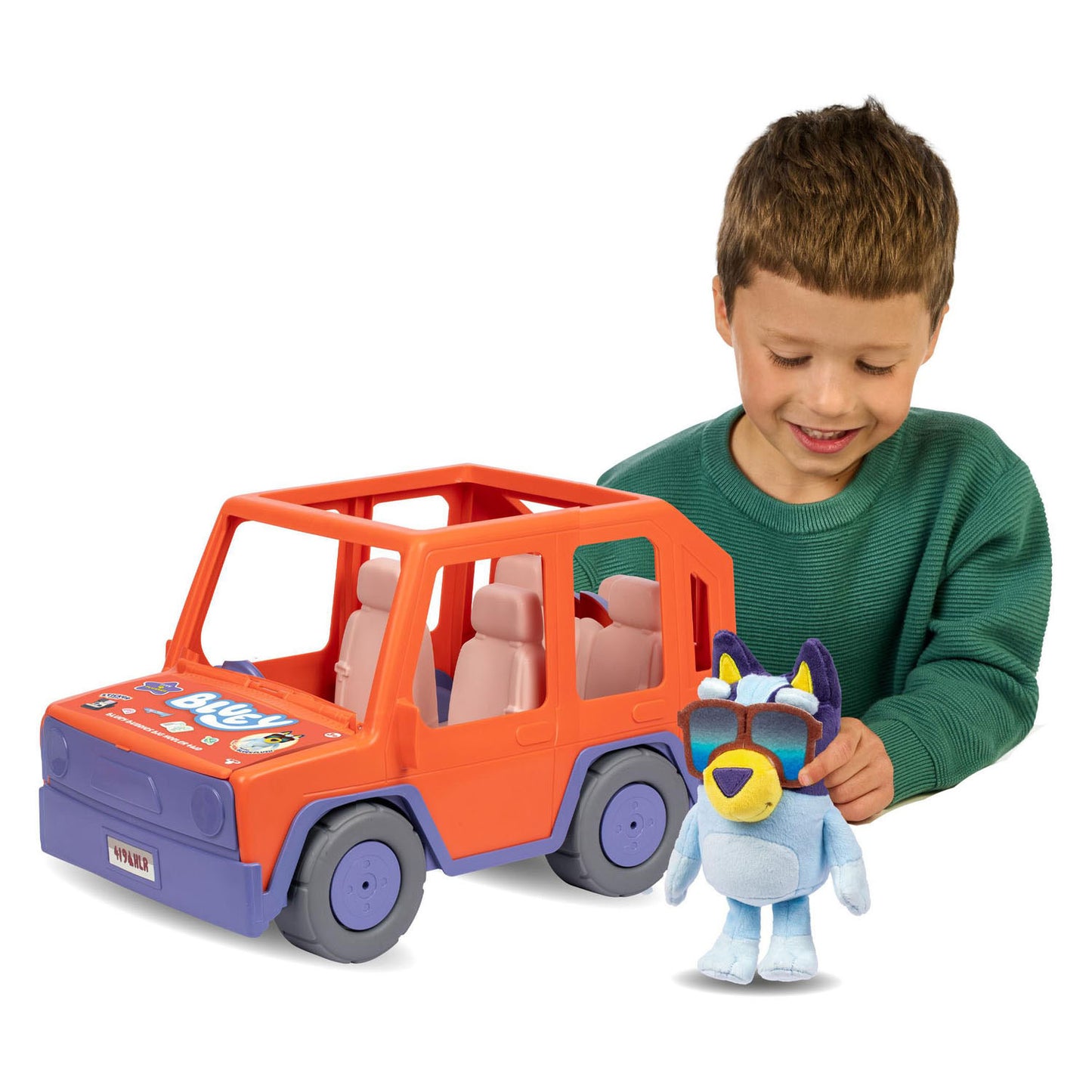 Moose toys bluey buddies big wheeler speelgoedauto