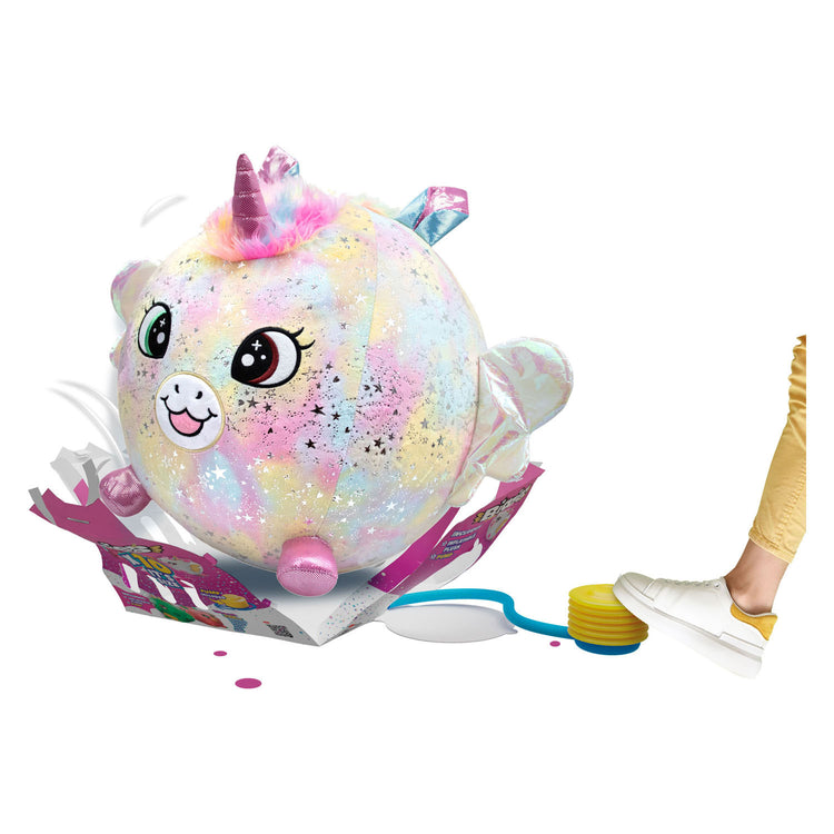 Moose toys biggies eenhoorn regenboog opblaasbare knuffel