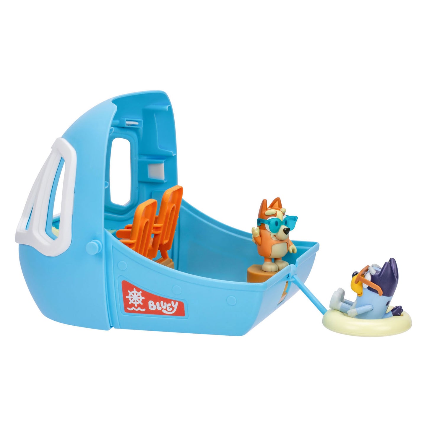 Moose toys bluey 3in1 vliegtuig met 2 speelfiguren