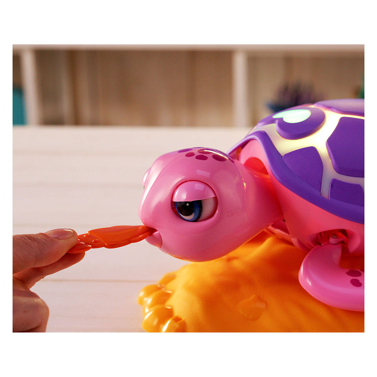 Silverlit rescue turtle pink speelfiguur