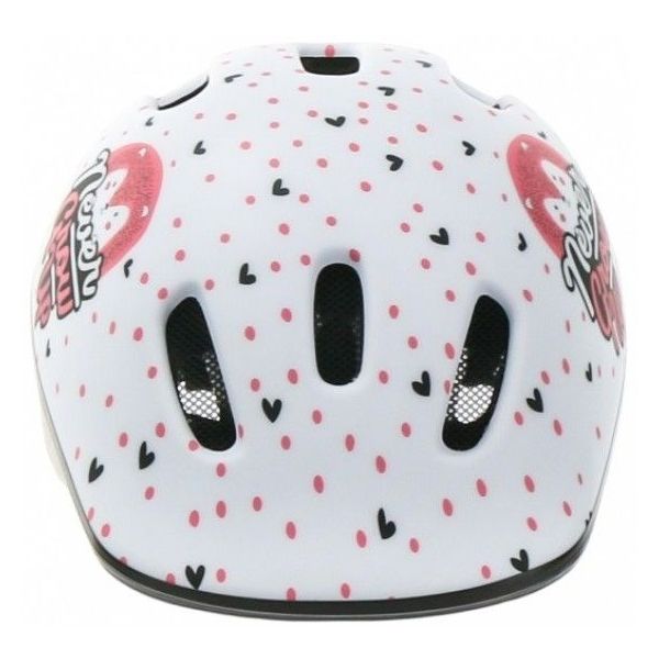 Polisport kinderhelm Hoggy. maat: XXS (44 48 cm), kleur: wit roze mat