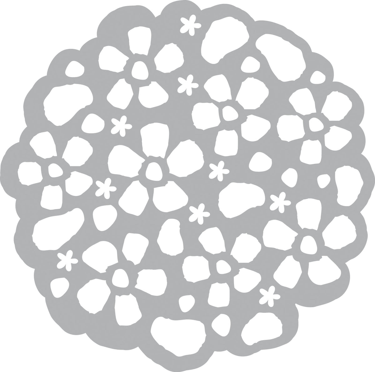 Vaessen creative • mask stencil 15x15cm flower