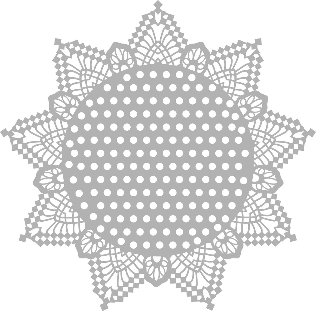 Vaessen creative • mask stencil 30x30cm dots with edges
