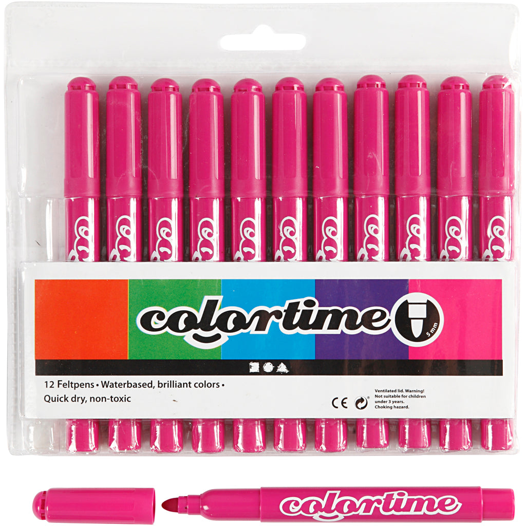 Creativ company roze jumbo stiften, 12st.