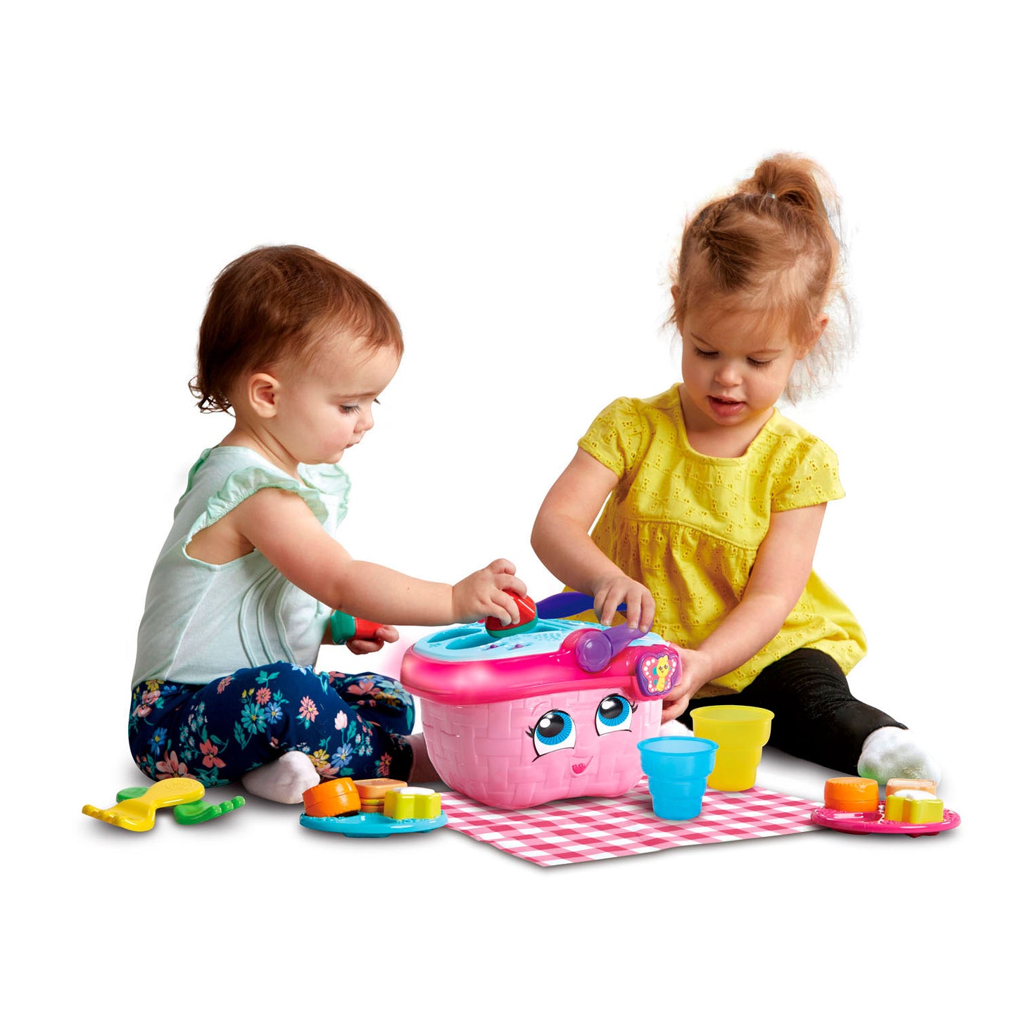 Vtech vormenpret picknickset - cadeau kinderen - educatief baby speelgoed - vormen, kleuren, etenswaren reacties - cadeau - 1 tot 4 jaar