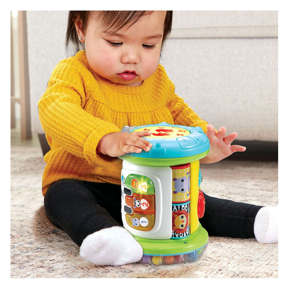 Vtech magische 3-in-1 tamtamrol babyspeelgoed