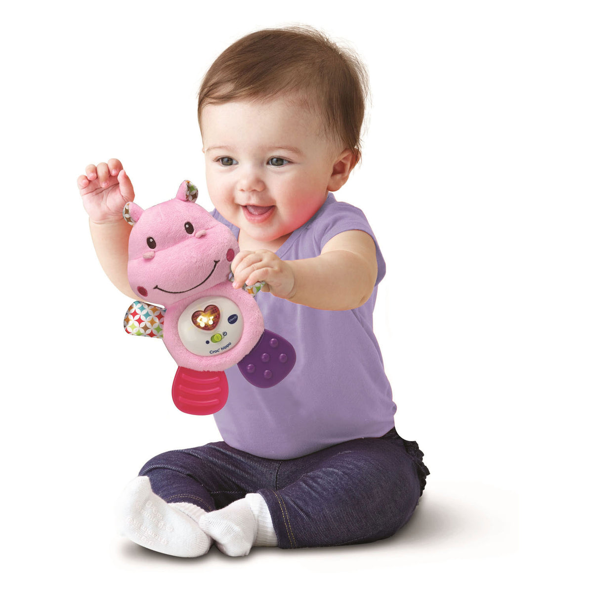 Vtech baby rammelaar croc hippo