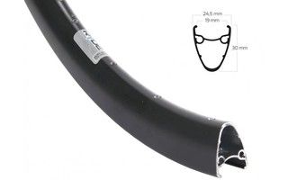 Rigida velg ryde 28 (622) dutch-19 32 14 zwart (ongeslepen)