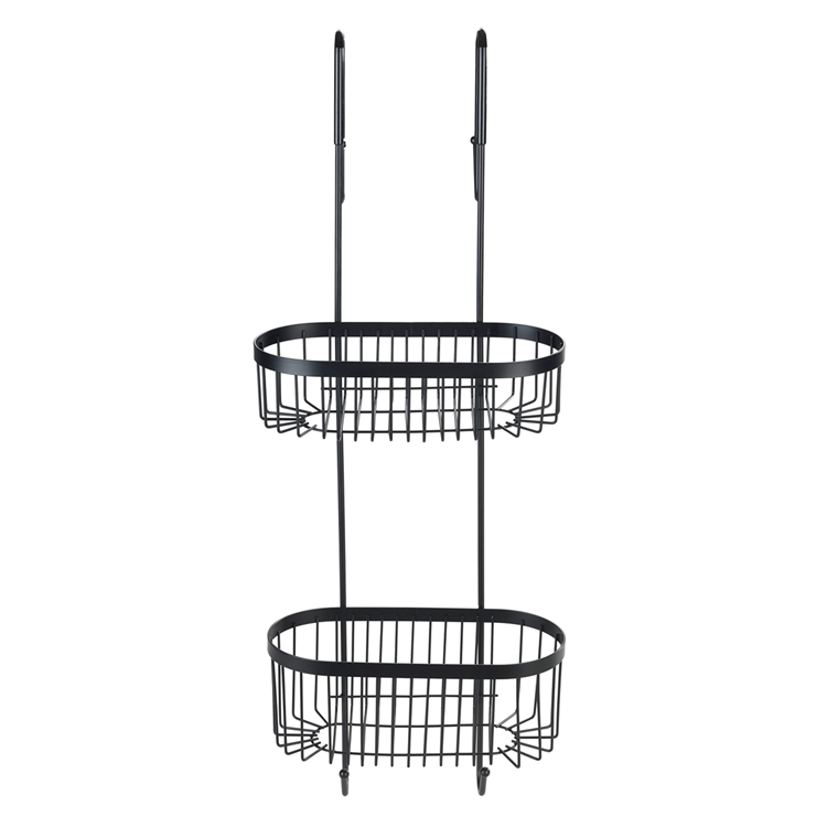 Wenko 1069611 - doucherek 2-laags serino zwart | 1 stuks