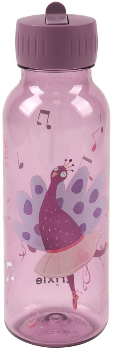 Trixie | drinkfles ballerina mrs. peacock tritan 500ml