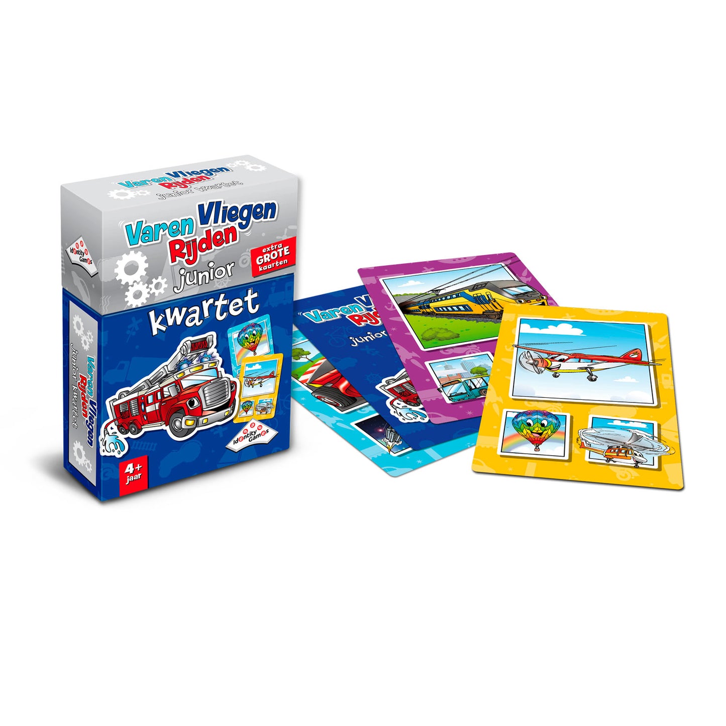 Identity games varen, vliegen, rijden junior kwartet