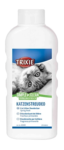 Trixie simple'n'nclean geurverdrijver kattenbak lentefris