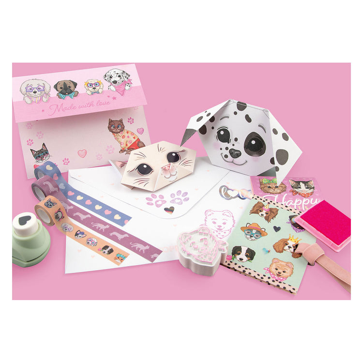 Topmodel love letter set kitty and doggy