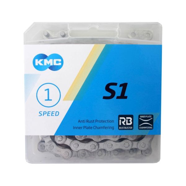 KMC Stadsfiets Fixed Gear Fietsketting 112 schakels zilver