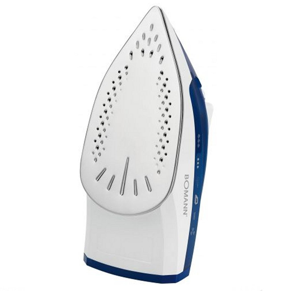 Bomann db 6004 cb stoomstrijkijzer 2200w 250ml blauw wit