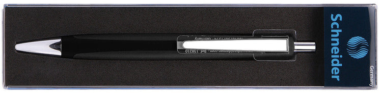 Schneider s-138201 balpen contrast zwart met blauwe vulling