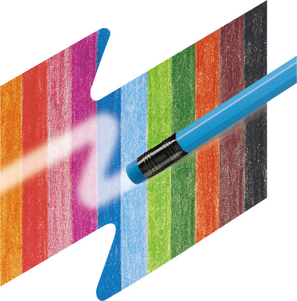 Faber-castell kleurpotloden kleurenassortiment uitwisbaar 12 stuks