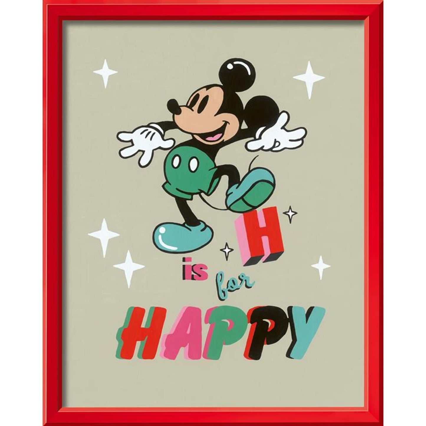 Ravensburger creart schilderen op nummer - h is for happy mickey mouse