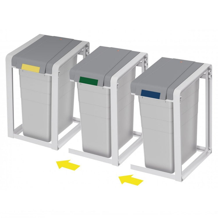 Hailo 0935-202 profiline öko xl (base unit) afvalscheider 38l grijs