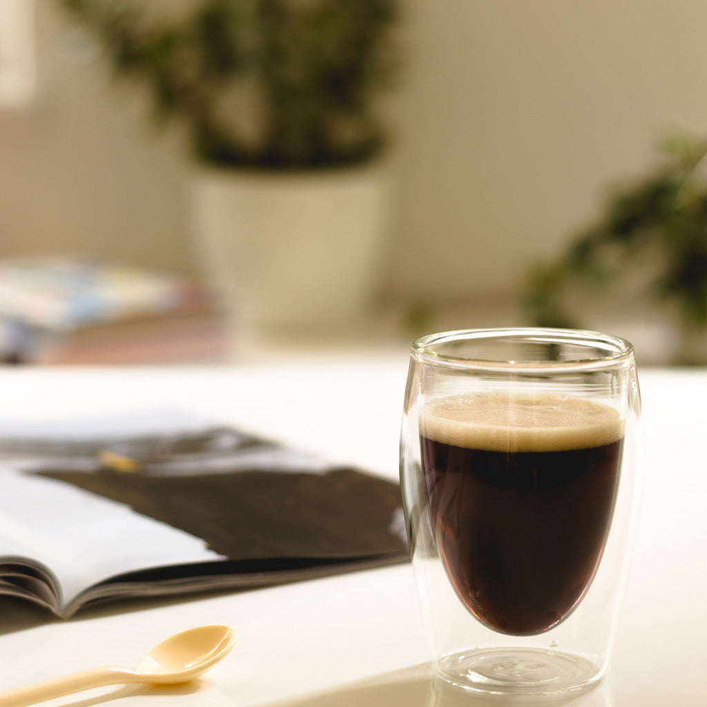 Scanpart dubbelwandige koffieglazen 175 ml - koffie - lungo - koffieglas dubbelwandig - 2 stuks