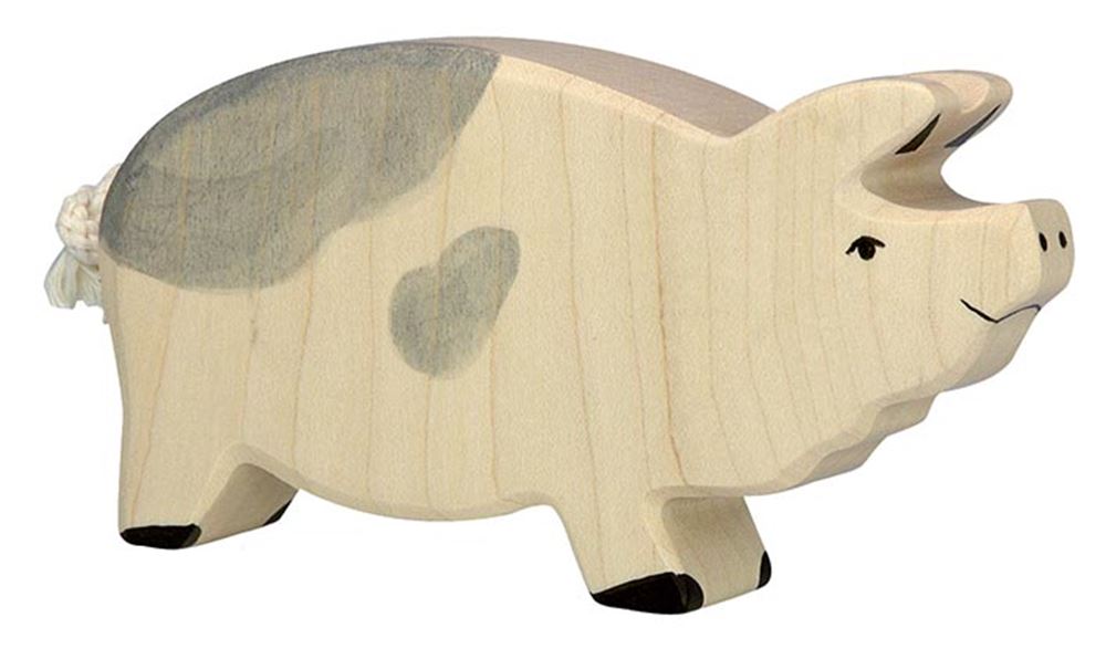 Holztiger mannetjes varken, gevlekt. 14