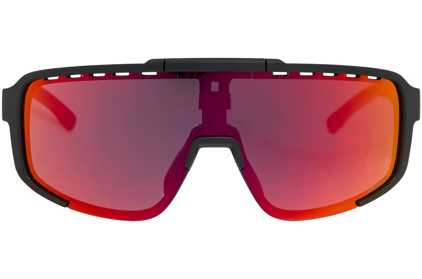 Bold 2.0 fietsbril zwart rood lens