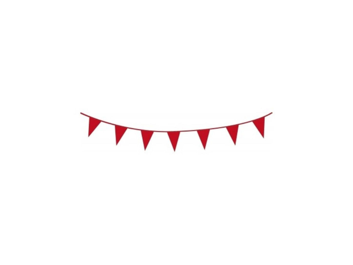 Haza vlaggenlijn 10mtr rood vlaggenlijn 10mtr rood
