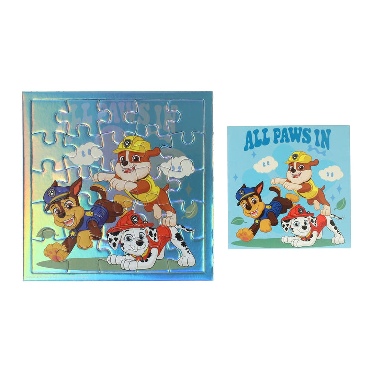 Paw patrol legpuzzel kaart kaart en envelop