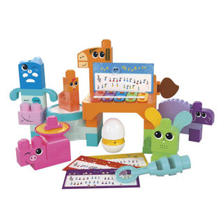 Mattel mega bloks muzikale dieren band 40 delig