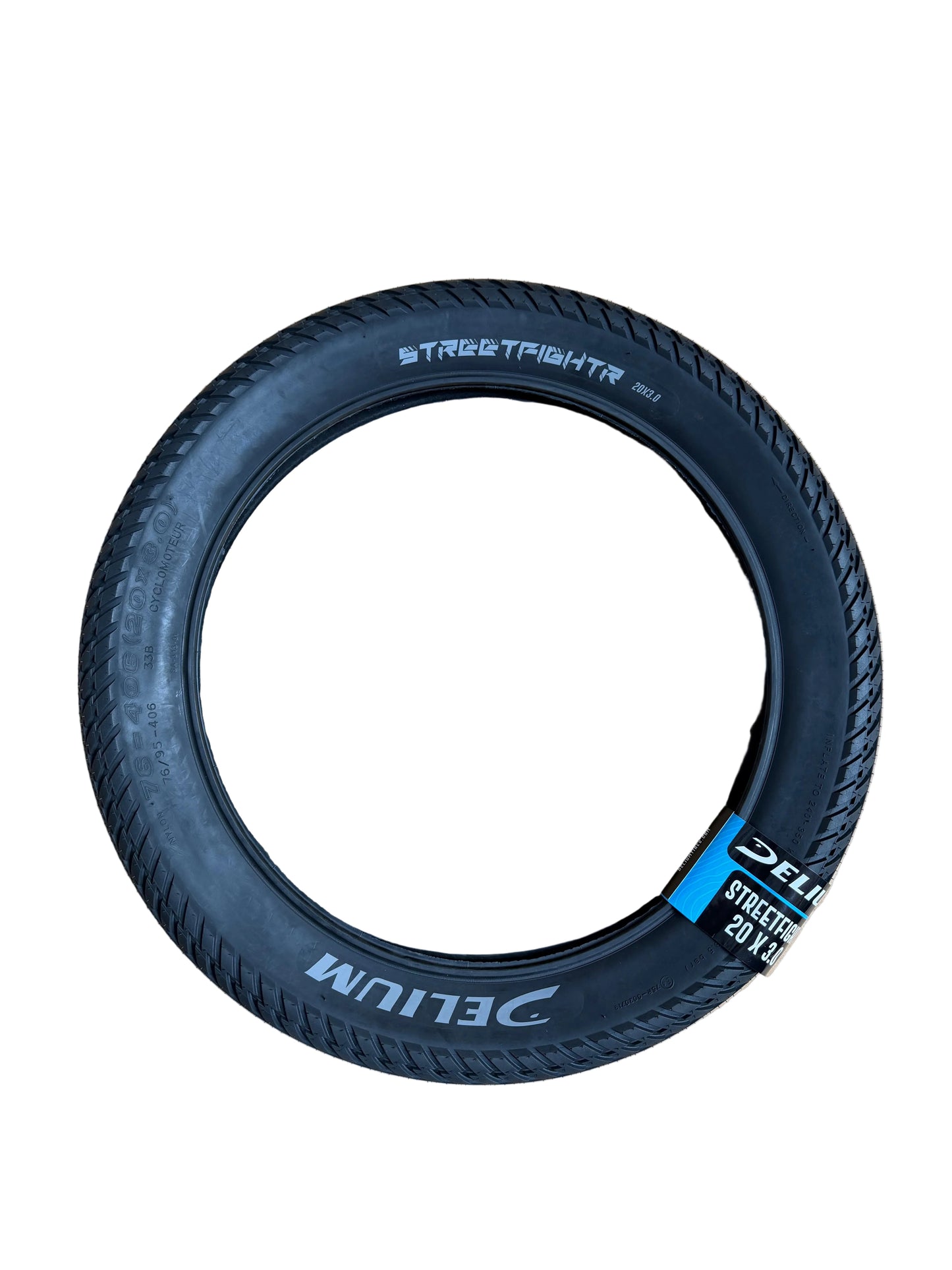 Hulzebos cycle parts b.v. delium draadband streetfighter 76-406 skinny bike zwart