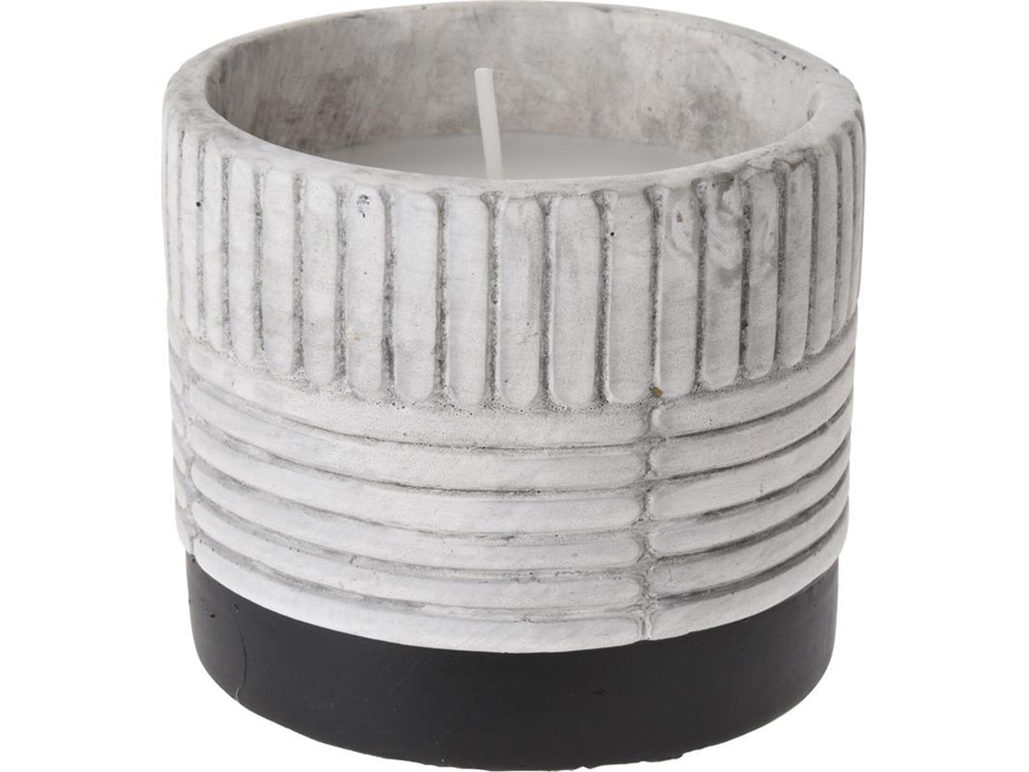 Pro garden citronella kaars in keramieken pot dia.9x8cm