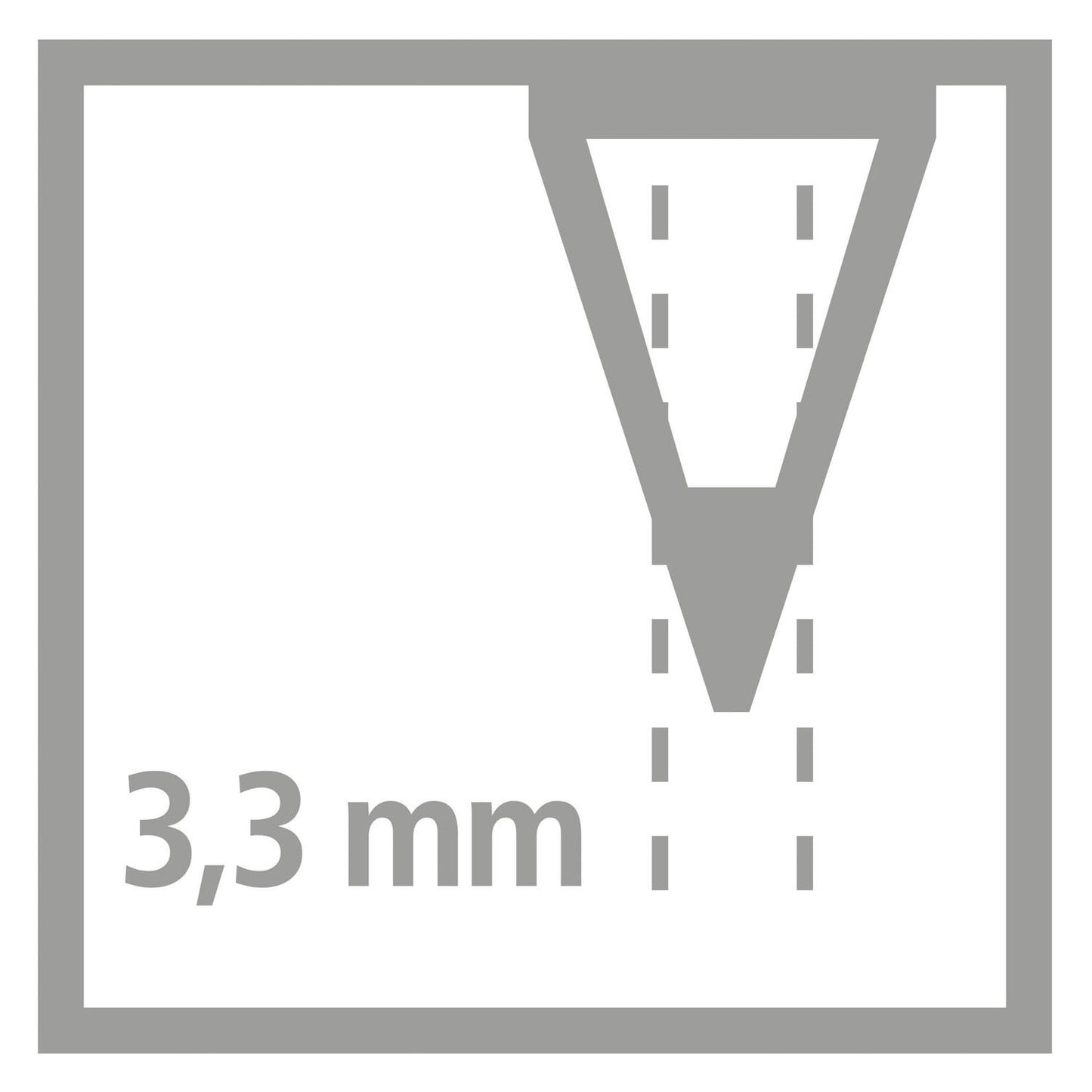 Stabilo all glaspotlood - kleur- en grafietpotlood - wit