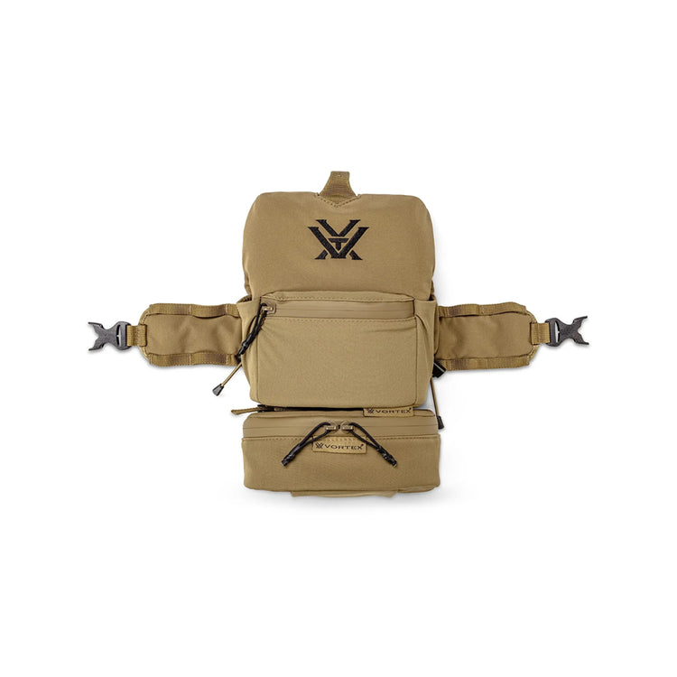 Vortex glasspak pro large zipper pouch-tan