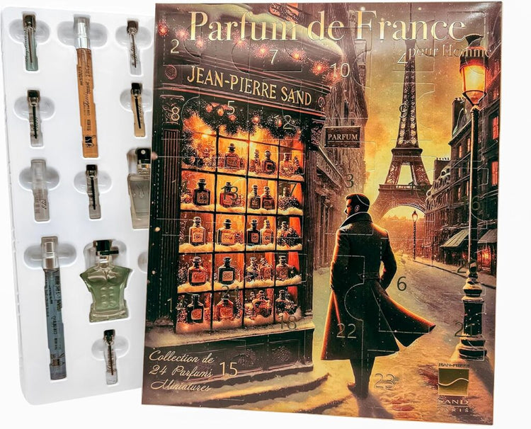 Jean-pierre sand parfum de france voor heren 24-delige parfum adventskalender