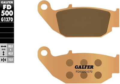 Galfer bremsbelag fd500 brake pad fd500 g1370 sint.metal street