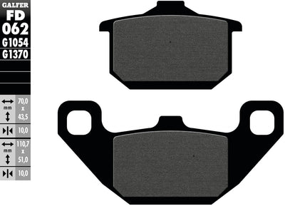 Galfer bremsbelag fd062 brake pad fd062 g1054 organic