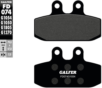 Galfer bremsbelag fd074 brake pad fd074 g1054 organic