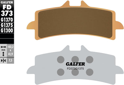 Galfer bremsbelag fd373 brake pad fd373 g1375 sint.metal str. sp.