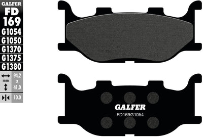 Galfer bremsbelag fd169 brake pad fd169 g1054 organic
