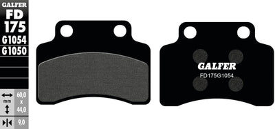Galfer bremsbelag fd175 brake pad fd175 g1054 organic