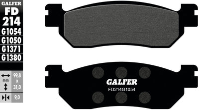 Galfer bremsbelag fd214 brake pad fd214 g1054 organic standard