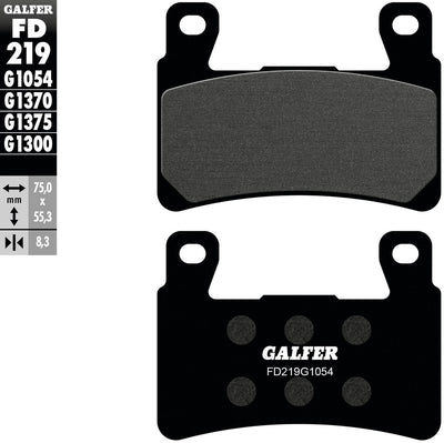 Galfer bremsbelag fd219 brake pad fd219 g1054 organic street